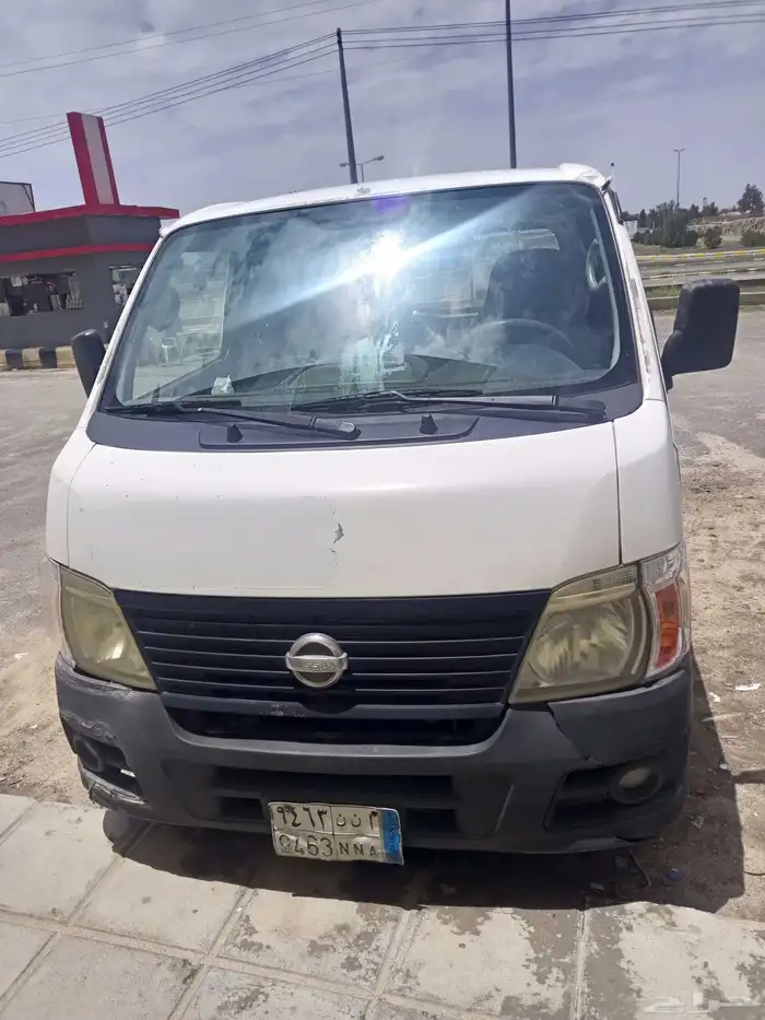 باص نيسان  2008مكينه تنقص جير كويس مافيه حوادث حكات بسيطه 0