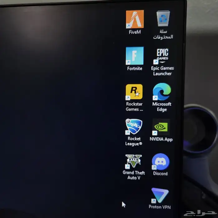 قيمنق بيسي   كومبيوتر العاب مع كامل ملحقاته 4