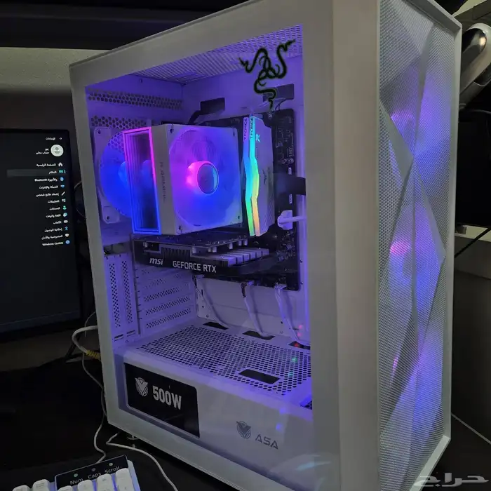 قيمنق بيسي   كومبيوتر العاب مع كامل ملحقاته 1