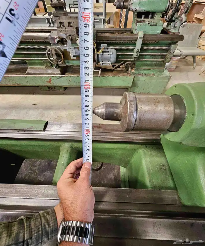 مخرطة الماني مستورد مترين ونص 8