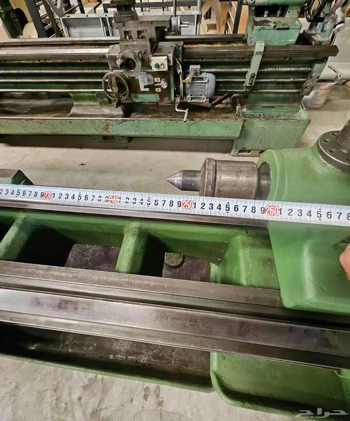 مخرطة الماني مستورد مترين ونص 7