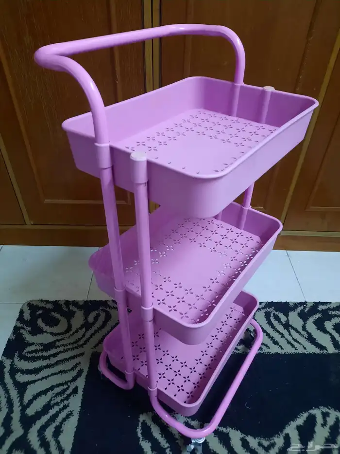 عربة تخزين ادراج ارفف 3 ثلاث ادوار 0