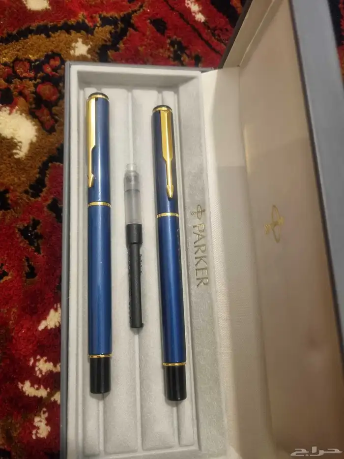 طقم قلم باركر موديل 88 حبر وجاف صناعه UK نظيف جدا 0