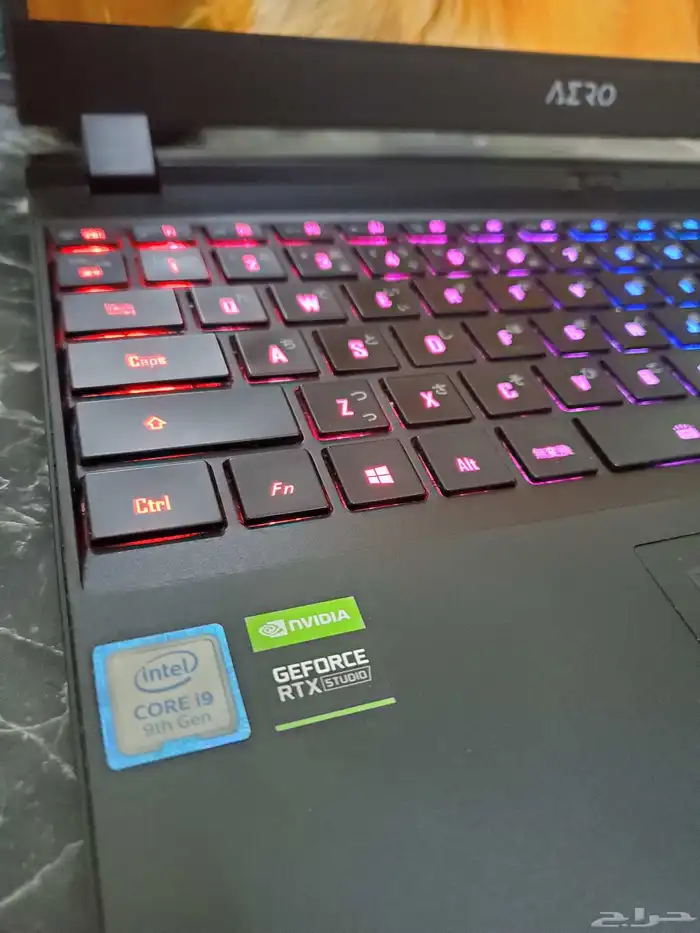 Gigabyte Aero 15 OLED i9 32GB RAM RTX 2070 Max 8GB 5