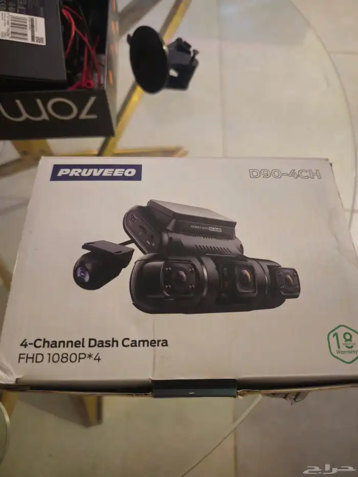 داش كام PRUVEEO 360 أربعة كاميرات مع الهاردواير كيت 5