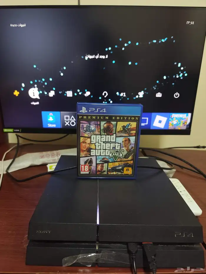 سوني 4 للبيع مع شريط قراند ويد واحده اخت الجديده 1