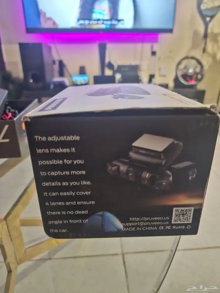 داش كام PRUVEEO 360 أربعة كاميرات مع الهاردواير كيت 4