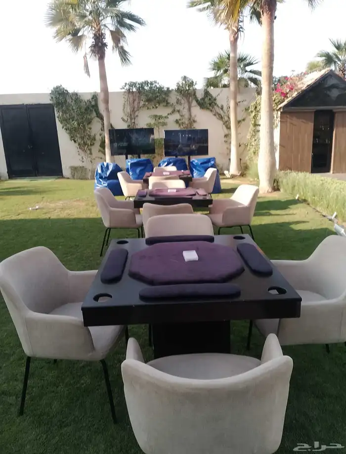 تاجير طاولة بلوت طاولة كيرم طاولة شطرنج طاولة جيكاروة وجميع 10