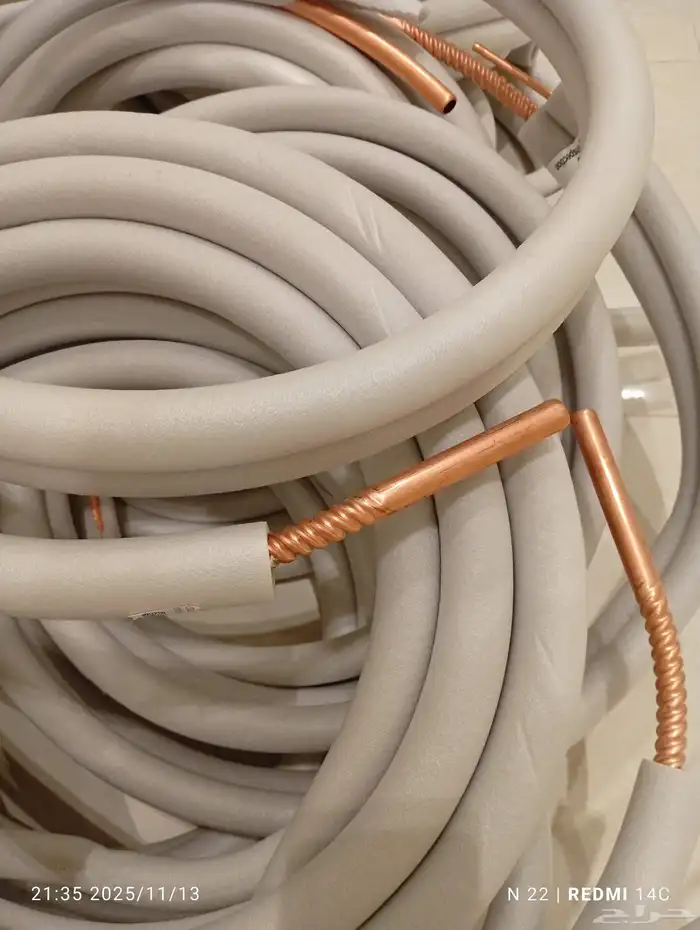 يوجد لدينا هذي اللفات من النحاس حق مكيفات إسبليت جديد 0