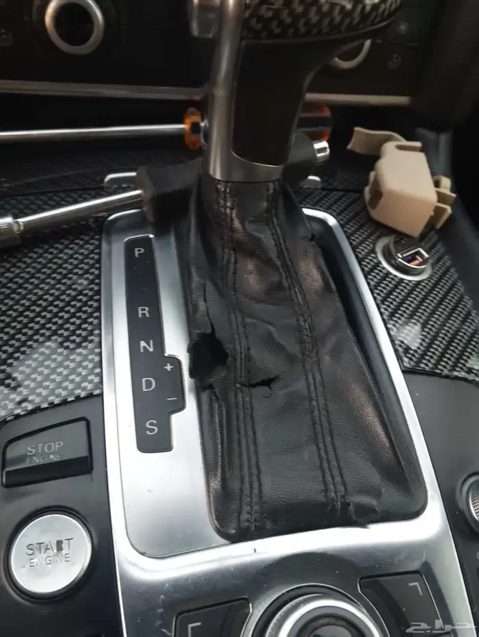 تغيير الداخلية لسيارة أودي سقف شموا أسود مع خياط طارة لونين 6