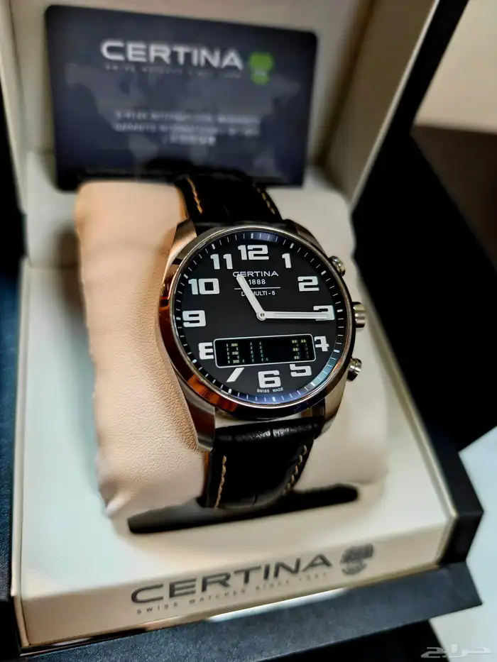 Certina DS Multi 8 Leather Strap Swiss Made Watch 1