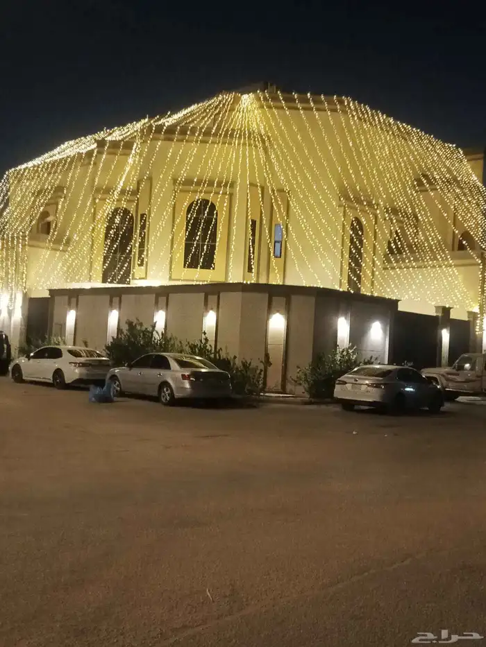 عقود مضيئه لمبات زينه كويتيه لتزيين واجهه المنازل 3