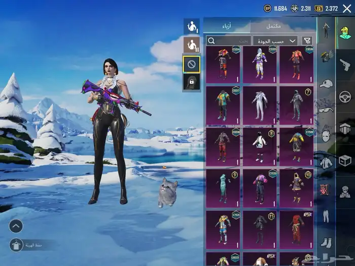 حساب ببجي الحد 1200 4