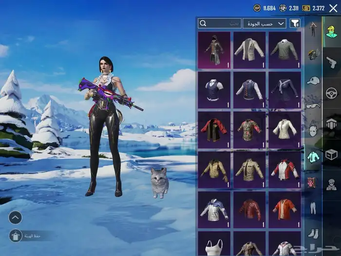 حساب ببجي الحد 1200 13