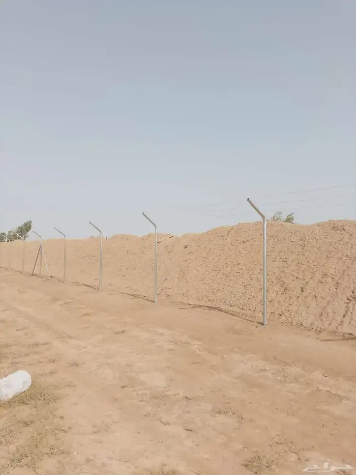 شبك 2 ملي ارتفاع مترين مواسير معكوفه ثلاث خط شايك 1