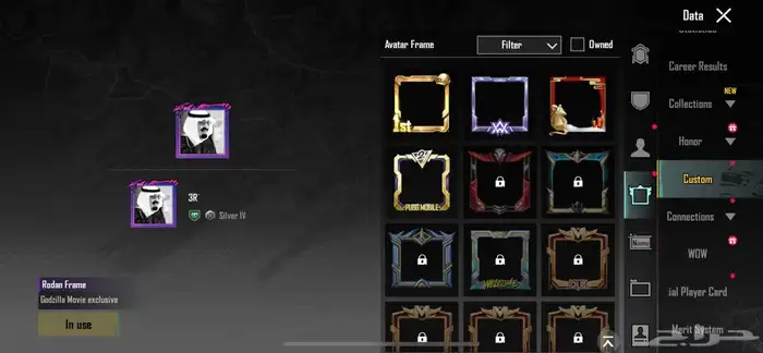 حساب ببجي نادر 12