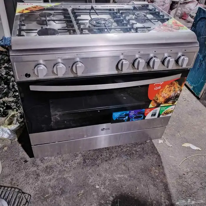 فرن غاز تركي ممتاز اشعال ذاتي ولبمه امان كامل معه ضمان 0