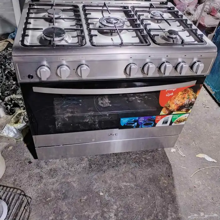 فرن غاز تركي ممتاز اشعال ذاتي ولبمه امان كامل معه ضمان 2