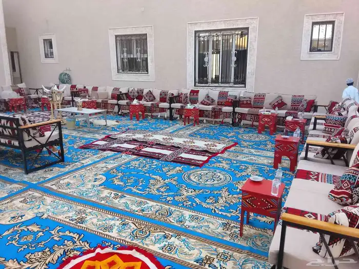 تاجير جلسات شعبيه تاجير زل الازرق تاجير زوالي تاجير كنب 0