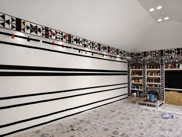 تفصيل وتركيب الخيام وبيوت الشعر 2