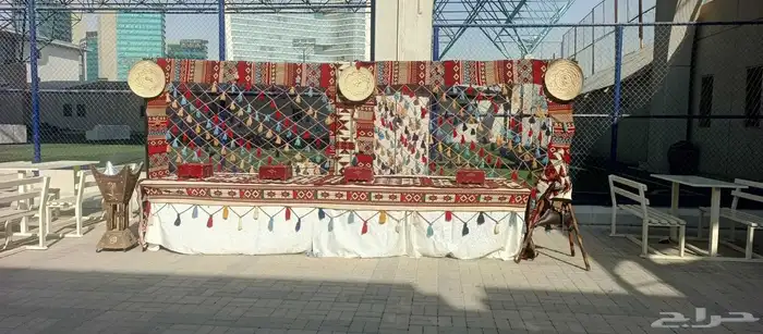 تاجير اركان شعبيه كراسي طاولات كراسي ملكيه فرشات ملكيه 1