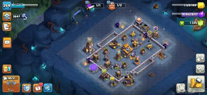 حساب كلاش اوف كلانس تاون 17 شبه ماكس 5