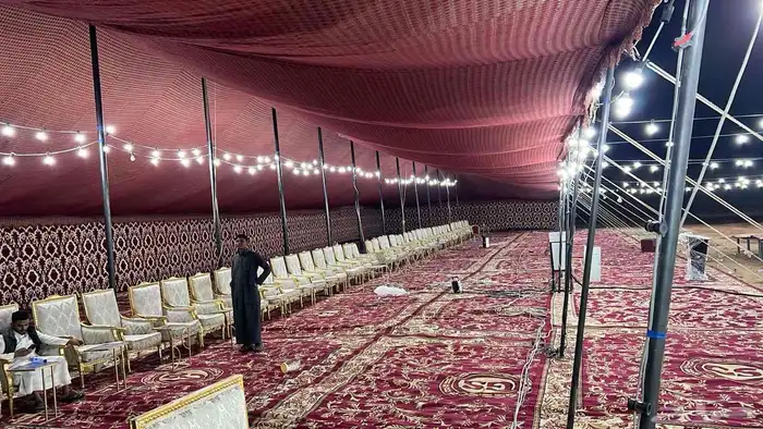 خيام ايجار دفايات كراسي تاجير جلسات شعبيه خيمه شمال الرياض 2