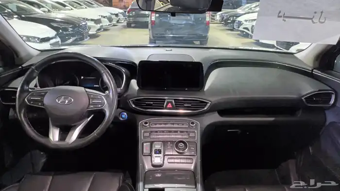 هيونداي سنتافي رصاصى 2021 ديزل بطاقة جمركية وارد كوريا 11