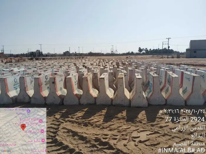 حواجز خرسانية للبيع 700حاجز خرساني مستخدم مرة واحدة نظيف جدا 0