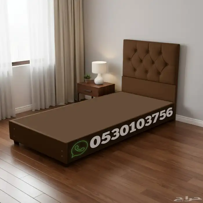 سرير بوكس نفر واحد خشبي 1