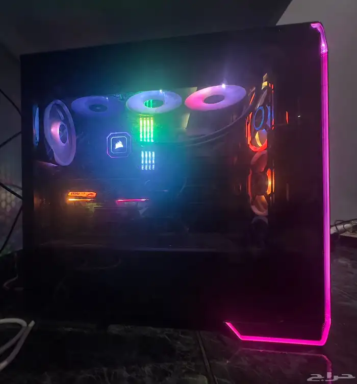 جهاز PC احترافي كامل بمعالج i7 وكرت RTX   حالة ممتازة 1