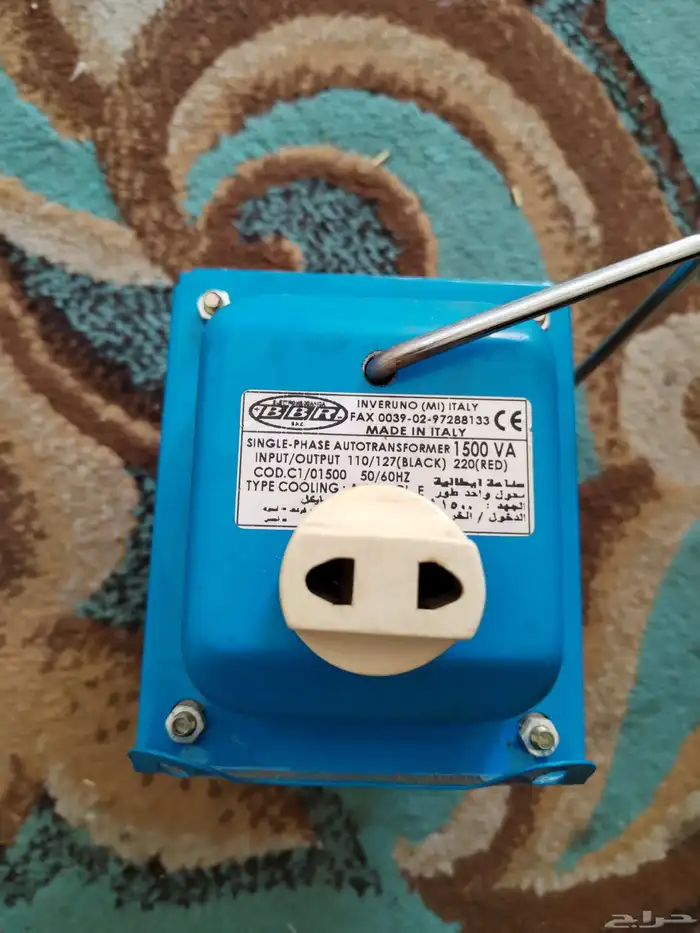 محول كهرباء ايالطالي 1500 من 110 إلى 220 والعكس صحيح 3