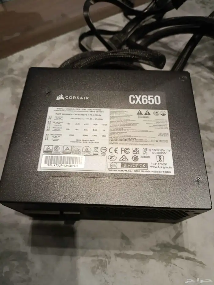 باور سبلاي كورسير 650 واط power supply 2