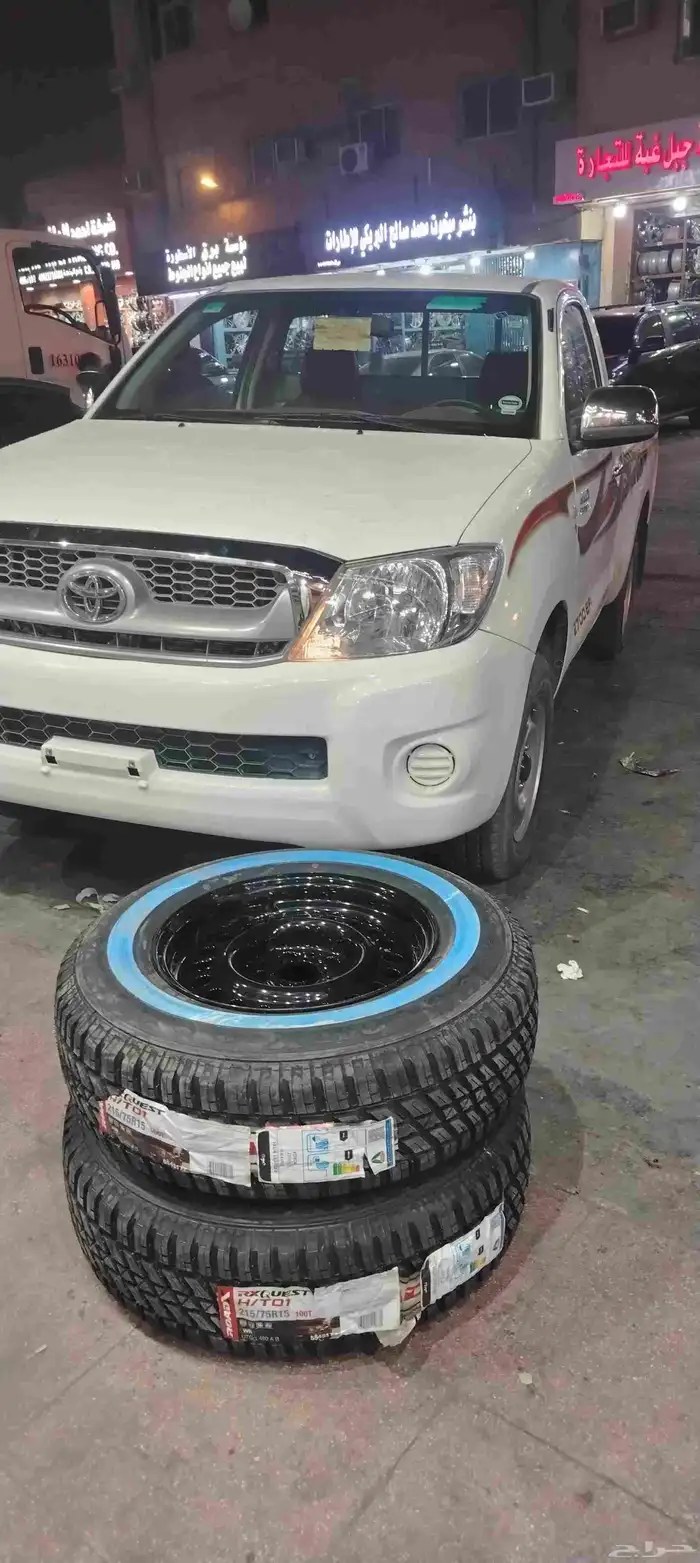 يتوفر كفرات مقطع معى جنوط دمعه مايله   مرسيدس مقاس 15 0