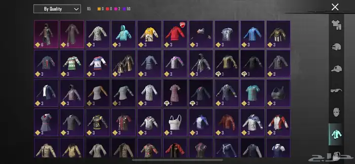 حساب ببجي 10