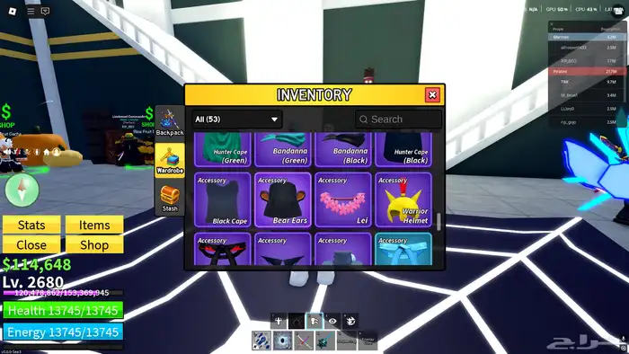 حساب روبلوكس 18