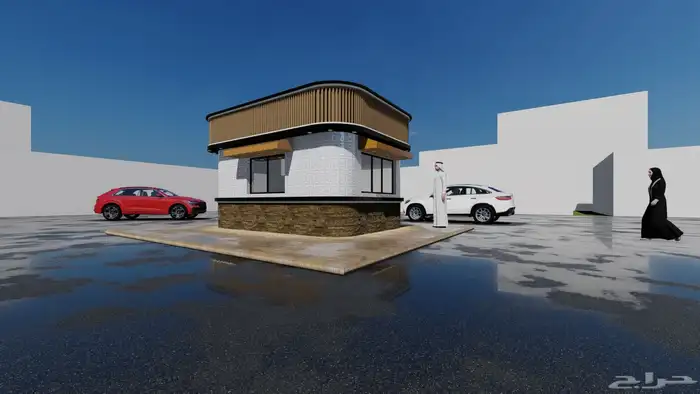 تصميم واجهة كشك 0