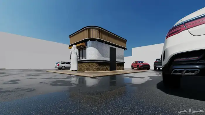 تصميم واجهة كشك 2