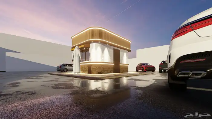 تصميم واجهة كشك 3