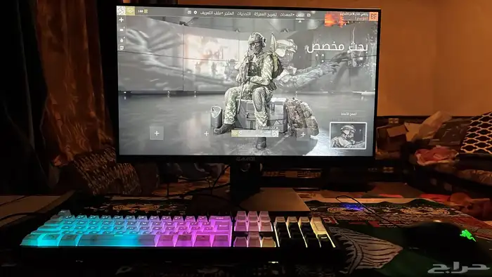 شاشة قيمنق 200 فريم 0