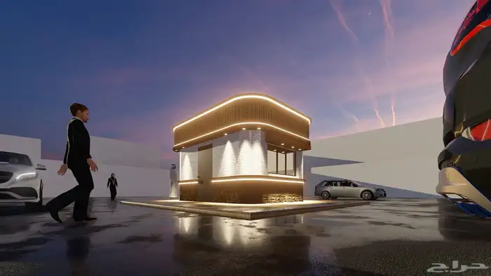 تصميم واجهة كشك 5