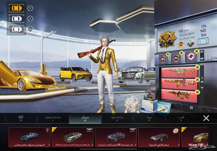 حساب ببجي 400مثيك 2