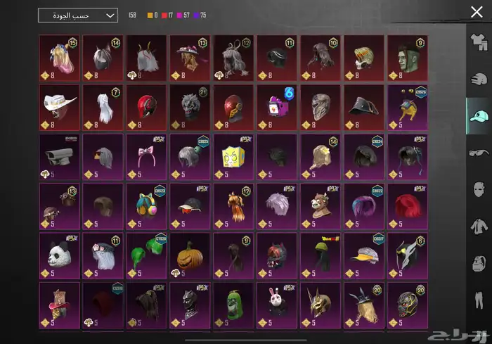 حساب ببجي للبيع 5