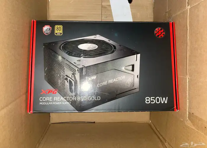باور سبلاي XPG 850W Gold مكثفات يابانية وضمان 10 سنوات 0