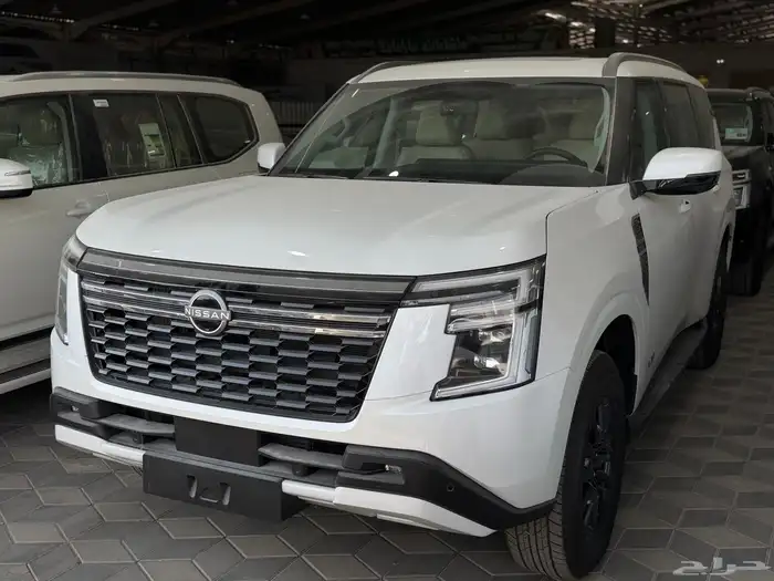 نيسان باترول LE T2 تون تيربو خليجي ابيض بيج 2026 نظام 50-50 1