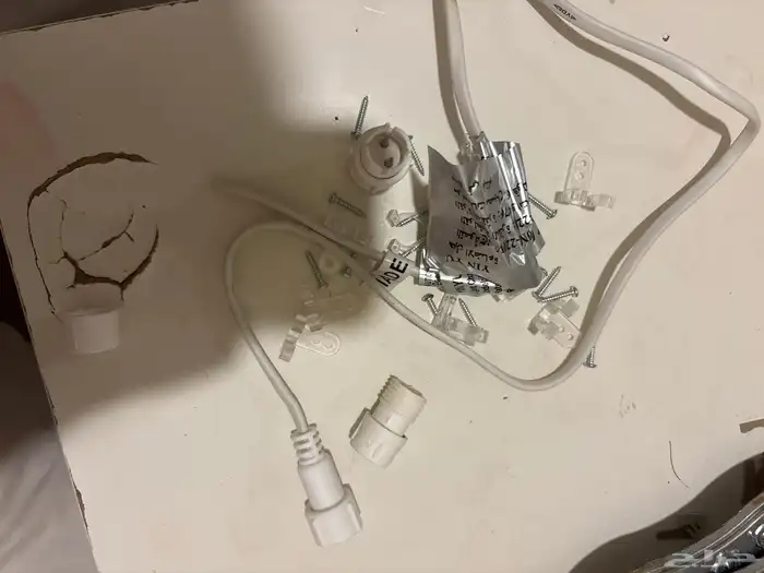 طقم سلك تمديد انارة led 6