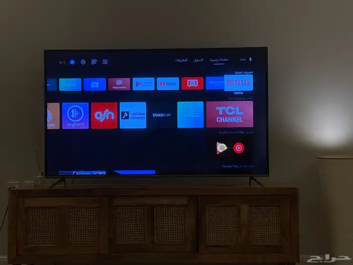 شاشة تي سي ال 65 بوصة ذكية للبيع 0
