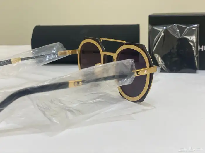 نظارة هوبلت الرجالية - أصلية - ذهبي 6