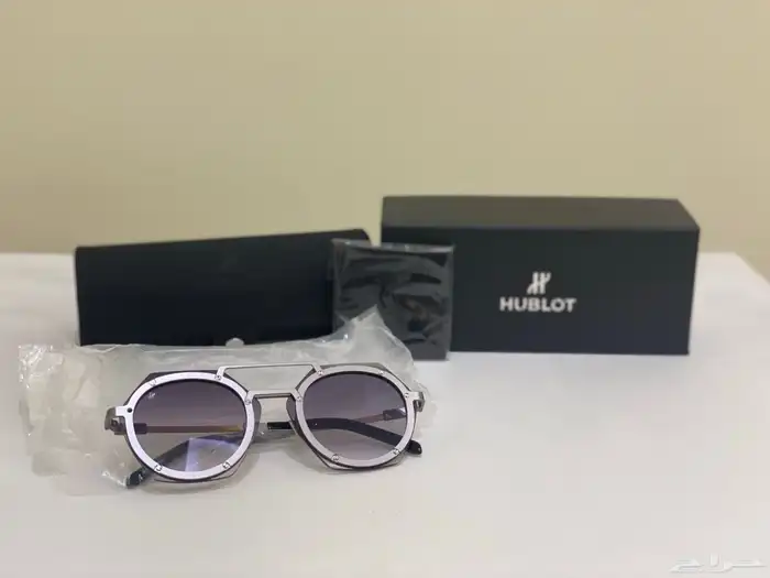 نظارة هوبلت الرجالية - أصلية - ذهبي 15