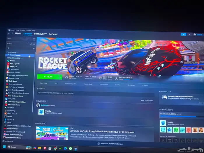 للبيع حساب ستيم روكت ليق 0